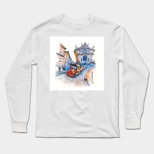 Train in Porto Long Sleeve T-Shirt